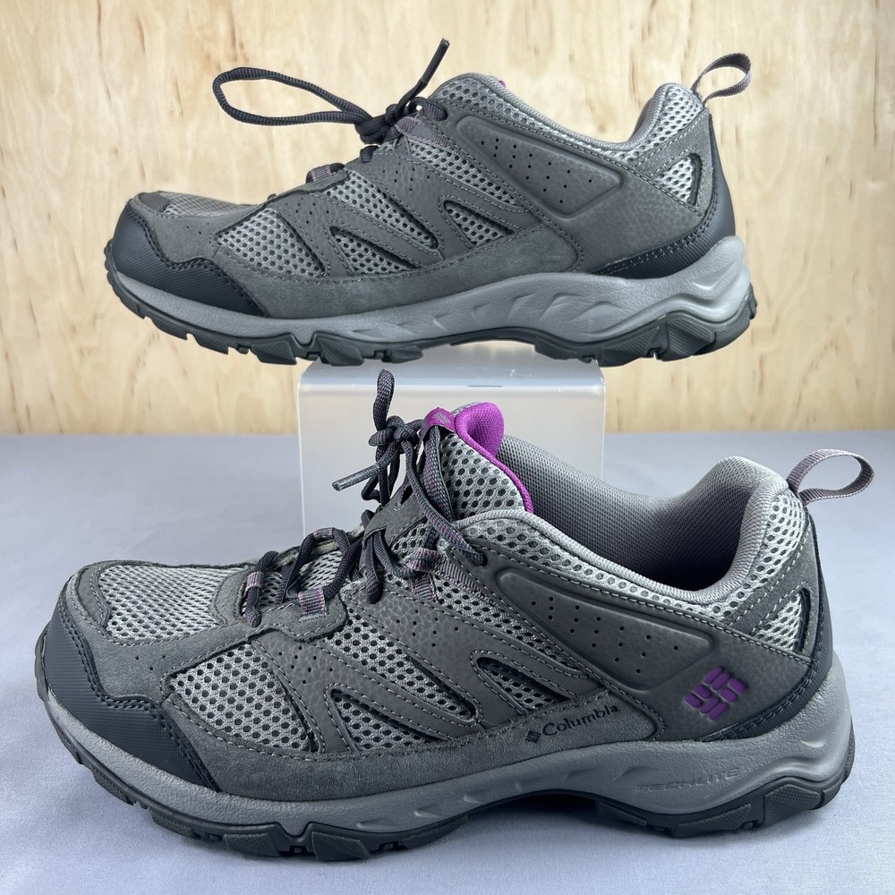 Columbia Plains Ridge Women's Size 10 Gray Trail Hiking Shoes Outdoor